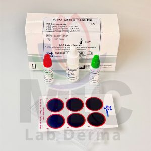 ASO LATEX TEST KIT determination of Anti-Streptolysin O in serum 100 TEST