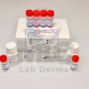 BIO CLOT- APTT intended for partial Thromboplastin (APTT) determination using ellagic acid, as an activator. R1;6* 3 ML 360 TEST